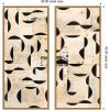image:imageKate and Laurel Half Moon Bay Panel 2 Piece Framed Canvas Wall Art Set by Felicia Dadak Sylvie Natural Modern Contemporary Abstract Art for Wall Decor