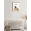 image:imageKate and Laurel Highland Cow in Modern Bathtub Wash Your Horns Framed Canvas Wall Art by Amy Peterson 18 x 24 Sylvie Natural Whimsical Animals Humor Bathroom Art for Wall Decor Living Room