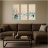 image:imageKate and Laurel Honfleur le Petit Port Henri Manguin 3 Piece Framed Canvas Wall Art Set by Nostalgia Prints Sylvie Natural Coastal Beach Art for Wall Decor