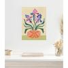 image:imageKate and Laurel Iris and Vase Framed Canvas Wall Art by Rachel Lee 18 x 24 Sylvie White Modern Flowers Abstract Art for Wall Decor Living Room Bedroom