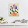 image:imageKate and Laurel Iris and Vase Framed Canvas Wall Art by Rachel Lee 18 x 24 Sylvie White Modern Flowers Abstract Art for Wall Decor Living Room Bedroom