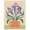 image:imageKate and Laurel Iris and Vase Framed Canvas Wall Art by Rachel Lee 18 x 24 Sylvie White Modern Flowers Abstract Art for Wall Decor Living Room Bedroom