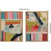 image:imageKate and Laurel King of Clubs amp Queen With Flower 2 Piece Framed Canvas Wall Art Set by Felicia Dadak Sylvie Natural Modern Contemporary Abstract Art for Wall Decor