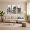 image:imageKate and Laurel Landscape Sketch J Frank Currier 3 Piece Framed Canvas Wall Art Set by The Smithsonian American Art Museum Sylvie Walnut Modern Contemporary Abstract Art for Wall Decor