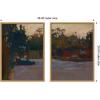 image:imageKate and Laurel Landscape Sketch Jan Stanislawski 2 Piece Framed Canvas Wall Art Set by Nostalgia Prints Sylvie Natural Modern Contemporary Abstract Art for Wall Decor