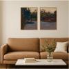 image:imageKate and Laurel Landscape Sketch Jan Stanislawski 2 Piece Framed Canvas Wall Art Set by Nostalgia Prints Sylvie Natural Modern Contemporary Abstract Art for Wall Decor