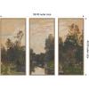 image:imageKate and Laurel Landscape by the River Barycz Adolf Dressier 3 Piece Framed Canvas Wall Art Set by Nostalgia Prints Sylvie Beaded Rustic Natural Traditional Landscape Art for Wall Decor