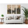 image:imageKate and Laurel Landscape by the River Barycz Adolf Dressier 3 Piece Framed Canvas Wall Art Set by Nostalgia Prints Sylvie Beaded Rustic Natural Traditional Landscape Art for Wall Decor