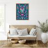image:imageKate and Laurel Love Birds Framed Canvas Wall Art by Rachel Lee 23 x 30 Sylvie Bright Gold Whimsical Abstract Animals Flowers Art for Wall Decor Living Room Bedroom