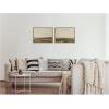 image:imageKate and Laurel Lowland Landscape Sketch Chrystian Breslauer 2 Piece Framed Canvas Wall Art Set by Nostalgia Prints Sylvie Dark Gold Modern Contemporary Landscape Art for Wall Decor