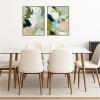 image:imageKate and Laurel Lush Garden I 2 Piece Framed Canvas Wall Art Set by Amy Lighthall Sylvie Dark Gold Modern Contemporary Abstract Art for Wall Decor