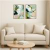 image:imageKate and Laurel Lush Garden I 2 Piece Framed Canvas Wall Art Set by Amy Lighthall Sylvie Dark Gold Modern Contemporary Abstract Art for Wall Decor