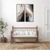 image:imageKate and Laurel Luxe Drift 2 Piece Framed Canvas Wall Art Set by The Creative Bunch Studio Sylvie Beaded Black Modern Contemporary Abstract Art for Wall Decor