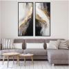image:imageKate and Laurel Luxe Drift 2 Piece Framed Canvas Wall Art Set by The Creative Bunch Studio Sylvie Beaded Black Modern Contemporary Abstract Art for Wall Decor