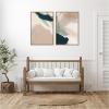 image:imageKate and Laurel Marks No 1 amp No 2 2 Piece Framed Canvas Wall Art Set by Amy Lighthall Sylvie Dark Gold Modern Contemporary Abstract Art for Wall Decor