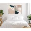 image:imageKate and Laurel Marks No 1 amp No 2 2 Piece Framed Canvas Wall Art Set by Amy Lighthall Sylvie Dark Gold Modern Contemporary Abstract Art for Wall Decor