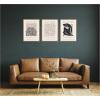 image:imageKate and Laurel Matisse Inspired Florals amp Woman Silhouette 3 Piece Framed Canvas Wall Art Set by Gabrielly Guedes Sylvie Dark Gold Modern Contemporary Abstract Art for Wall DecorSylvie Dark Gold