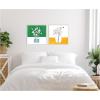 image:imageKate and Laurel Minimalist Floral Vase Green and Yellow  set of 2 22x22 Framed Canvas Wall Art Set by Teju Reval Sylvie Beaded White Black amp White Still Life Flowers Flowers Still Life Art