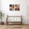 image:imageKate and Laurel Modern Bohemian Pattern 2 Piece Framed Canvas Wall Art Set by The Creative Bunch Studio Sylvie Natural Bohemian Boho Abstract Art for Wall Decor
