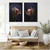 image:imageKate and Laurel Moody ProteaNo 1 amp No 2 2 Piece Framed Canvas Wall Art Set by Emiko and Mark Franzen F2 Images Sylvie Beaded Dark Gold Modern Contemporary Flower Art for Wall Decor