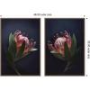 image:imageKate and Laurel Moody ProteaNo 1 amp No 2 2 Piece Framed Canvas Wall Art Set by Emiko and Mark Franzen F2 Images Sylvie Beaded Dark Gold Modern Contemporary Flower Art for Wall Decor