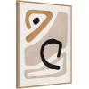 image:imageKate and Laurel Neutral Abstract 1 Minimal Modern Art Framed Canvas Wall Art by July Art Prints 18 x 24 Sylvie Black Modern Abstract Art for Wall Decor Living Room BedroomNatural