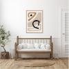 image:imageKate and Laurel Neutral Abstract 1 Minimal Modern Art Framed Canvas Wall Art by July Art Prints 18 x 24 Sylvie Black Modern Abstract Art for Wall Decor Living Room BedroomNatural