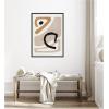 image:imageKate and Laurel Neutral Abstract 1 Minimal Modern Art Framed Canvas Wall Art by July Art Prints 18 x 24 Sylvie Black Modern Abstract Art for Wall Decor Living Room BedroomBlack
