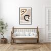 image:imageKate and Laurel Neutral Abstract 1 Minimal Modern Art Framed Canvas Wall Art by July Art Prints 18 x 24 Sylvie Black Modern Abstract Art for Wall Decor Living Room BedroomBlack