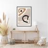 image:imageKate and Laurel Neutral Abstract 1 Minimal Modern Art Framed Canvas Wall Art by July Art Prints 18 x 24 Sylvie Black Modern Abstract Art for Wall Decor Living Room BedroomBlack