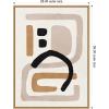image:imageKate and Laurel Neutral Abstract 2 Minimal Modern Art Framed Canvas Wall Art by July Art Prints 18 x 24 Sylvie Black Modern Abstract Art for Wall Decor Living Room BedroomNatural