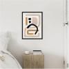 image:imageKate and Laurel Neutral Abstract 2 Minimal Modern Art Framed Canvas Wall Art by July Art Prints 18 x 24 Sylvie Black Modern Abstract Art for Wall Decor Living Room BedroomBlack
