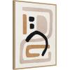 image:imageKate and Laurel Neutral Abstract 2 Minimal Modern Art Framed Canvas Wall Art by July Art Prints 18 x 24 Sylvie Black Modern Abstract Art for Wall Decor Living Room BedroomNatural