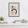 image:imageKate and Laurel Neutral Abstract 2 Minimal Modern Art Framed Canvas Wall Art by July Art Prints 18 x 24 Sylvie Black Modern Abstract Art for Wall Decor Living Room BedroomBlack