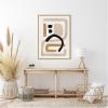 image:imageKate and Laurel Neutral Abstract 2 Minimal Modern Art Framed Canvas Wall Art by July Art Prints 18 x 24 Sylvie Black Modern Abstract Art for Wall Decor Living Room BedroomNatural