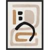 image:imageKate and Laurel Neutral Abstract 2 Minimal Modern Art Framed Canvas Wall Art by July Art Prints 18 x 24 Sylvie Black Modern Abstract Art for Wall Decor Living Room BedroomBlack