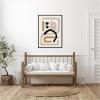 image:imageKate and Laurel Neutral Abstract 2 Minimal Modern Art Framed Canvas Wall Art by July Art Prints 18 x 24 Sylvie Black Modern Abstract Art for Wall Decor Living Room BedroomBlack