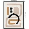 image:imageKate and Laurel Neutral Abstract 2 Minimal Modern Art Framed Canvas Wall Art by July Art Prints 18 x 24 Sylvie Black Modern Abstract Art for Wall Decor Living Room BedroomBlack