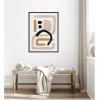 image:imageKate and Laurel Neutral Abstract 2 Minimal Modern Art Framed Canvas Wall Art by July Art Prints 18 x 24 Sylvie Black Modern Abstract Art for Wall Decor Living Room BedroomBlack