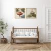 image:imageKate and Laurel Nostalgic Holiday 2 Piece Framed Canvas Wall Art Set by Mary Sparrow Sylvie Bright Gold Vintage Holiday Art for Wall Decor