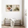 image:imageKate and Laurel Nostalgic Holiday 2 Piece Framed Canvas Wall Art Set by Mary Sparrow Sylvie Bright Gold Vintage Holiday Art for Wall Decor