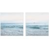 image:imageKate and Laurel Ocean Swim 1 and 2 Set of 2 30x30 Framed Canvas Wall Art Set by Stephanie Klatt Sylvie White Coastal Beach Animals Landscapes Beach Nature Art for Wall Decor Living Room