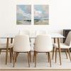 image:imageKate and Laurel Oceanside II 2 Piece Framed Canvas Wall Art Set by Amy Lighthall Sylvie White Modern Contemporary Abstract Art for Wall Decor