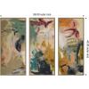 image:imageKate and Laurel Painted Storm No 2 Panel 3 Piece Framed Canvas Wall Art Set by Amy Lighthall Sylvie Dark Gold Modern Contemporary Abstract Art for Wall Decor