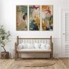 image:imageKate and Laurel Painted Storm No 2 Panel 3 Piece Framed Canvas Wall Art Set by Amy Lighthall Sylvie Dark Gold Modern Contemporary Abstract Art for Wall Decor