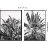 image:imageKate and Laurel Palms No 13 amp No15 2 Piece Framed Canvas Wall Art Set by Alicia Bock Sylvie Beaded Black Modern Contemporary Nature Art for Wall Decor