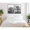 image:imageKate and Laurel Palms No 13 amp No15 2 Piece Framed Canvas Wall Art Set by Alicia Bock Sylvie Beaded Black Modern Contemporary Nature Art for Wall Decor