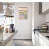 image:imageKate and Laurel Pastel Horizon II Framed Canvas Wall Art by Amy Lighthall 18 x 24 Sylvie Natural Modern Abstract Art for Wall Decor Living Room BedroomNatural