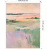 image:imageKate and Laurel Pastel Horizon II Framed Canvas Wall Art by Amy Lighthall 18 x 24 Sylvie Natural Modern Abstract Art for Wall Decor Living Room BedroomWhite