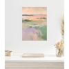 image:imageKate and Laurel Pastel Horizon II Framed Canvas Wall Art by Amy Lighthall 18 x 24 Sylvie Natural Modern Abstract Art for Wall Decor Living Room BedroomWhite